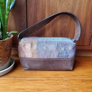 Vintage Danilo's Textile/Leather Mini Purse